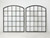 Antique Pair of French Cast iron Arch Top Windows c1800's Require new Glazing Antique Pair of French Cast iron Arch Top Windows c1800's Require new Glazing
