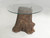 Tree Trunk Round Center Hall Table or Small Dining Table Made from Wisconsin Cherry