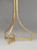 Gilt Gold Leaf Metal Floor Lamp 1940's French Style of Gilbert Poillerat Beautiful Craftsmanship