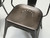 Genuine French Tolix AC Style Steel Stacking Chairs in Warm Gunmetal satin finish - Set of 4