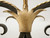Steel & Brass Fireplace Screen NO Mesh - Floor Sample