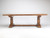 Vintage Country French Walnut Trestle Dining Table by Quinta Perpignan, France