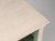 French Art Deco Store Counter, Kitchen Island Limed Finish with Painted Interior