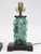 Pair Green Quartz Table Lamps
