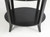 Vintage Black Oval End Table