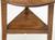 Antique English Cricket Table One Piece Elm Wood Top  c1800's