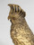 Fire Gilded Bronze Cockatoo with Glass Eyes French c. 1900's