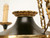 Vintage French Tole Empire Style 6 Light Chandelier