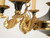 Vintage French Tole Empire Style 6 Light Chandelier