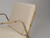 Gilded Metal Faux Bamboo Upholstered Lounge Chairs in the Maison Jansen Style