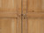 Antique Near Pair of Irish Scrubbed Pine Cupboards Late 1800's Very Unusual