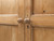 Pair Irish Scrubbed Pine Cupboards