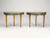 Italian Neoclassical Painted Mahogany Console Tables