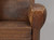 Vintage French Art Deco Club Chairs, Leather, 1930s-1940s