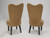 Pair Mid-Century Modern and Hollywood Regency Mohair Chairs 1960's