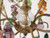 Vintage French Fruit Chandelier Mid Angled