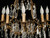 Vintage French Hand Cut Crystal Chandelier Candles