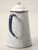 Vintage Blue Enamelware Coffee Pot