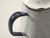 Vintage Blue Enamelware Coffee Pot