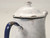 Vintage Blue Enamelware Coffee Pot