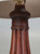 Vintage English Solid Mahogany Table Lamps Restored