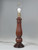 Vintage English Solid Mahogany Table Lamps Restored