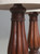 Vintage English Solid Mahogany Table Lamps Restored