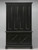 Custom Painted Black Directoire Style Cabinet Front
