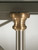 Industrial Style Stainless Steel and Solid Bronze Table Base, Marble Optional