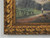 Antique French Landscape Oil Painting on Linen Signed Baldy, Original Gilt Frame