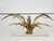 Attributed to Christian Techqueyres for Masion Jansen Doré Bronze Coffee Table Table Side Attributed to Christian Techqueyres for Masion Jansen Doré Bronze Coffee Table Table Side