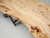 Live Edge French Burl Elm Slab One-Of-A-Kind Unique Dining Table or Desk Wood and Base