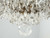 French Bronze Petite Chandelier Bottom Draped Crystals