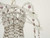 Vintage Italian Beaded Chandelier Top Closeup