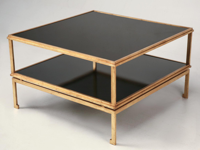 Mid-Century Modern Coffee Table Available in Any Size Angled