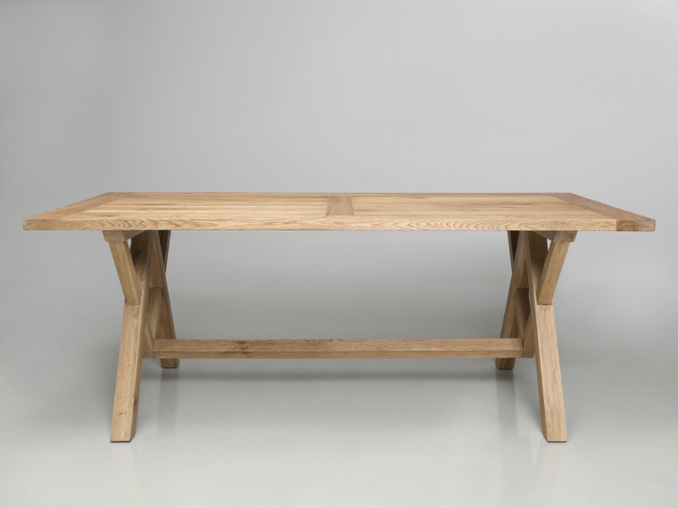 California White Oak Dining or Kitchen Table Front