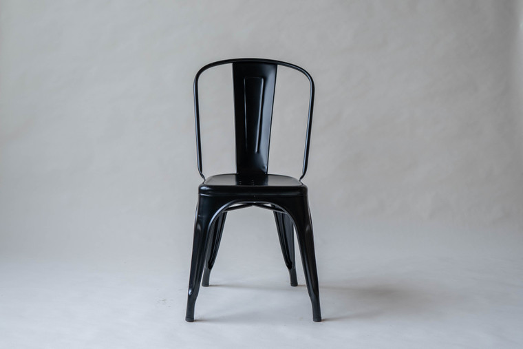 Matte Black Original Tolix Stacking Chair