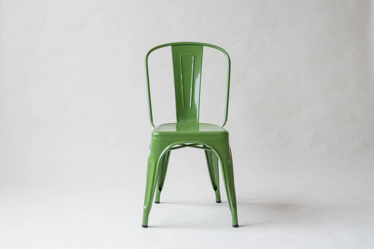 Olive Green Original Tolix Stacking Chair - Set of 4