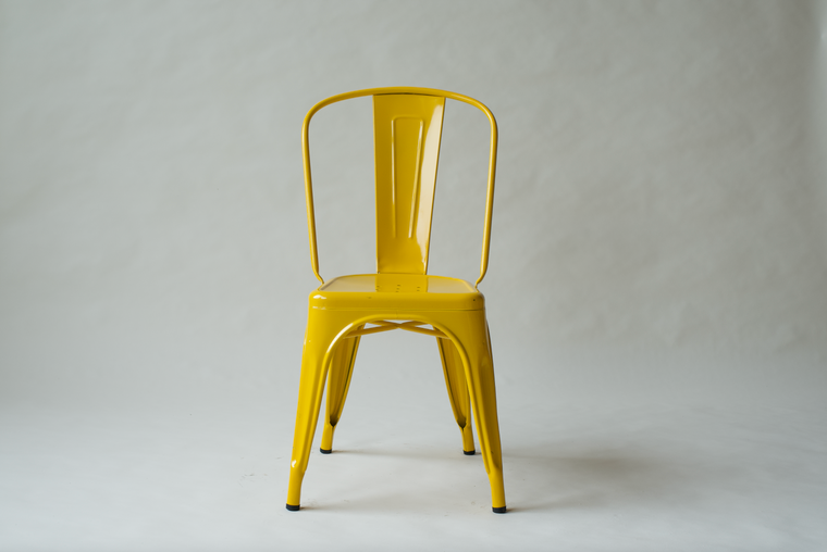 Dark Yellow Original Tolix Stacking Chair | 11 Avail.