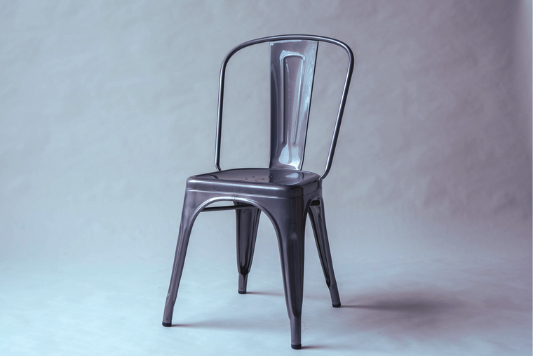 Welded Blue Grey Original Tolix Stacking Chair Set of 6 | 12 Avail