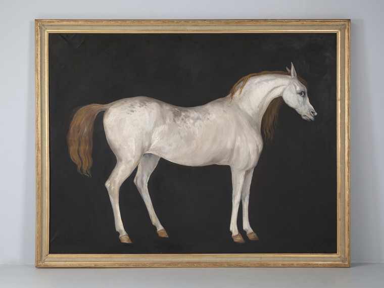 Horse Oil Painting in a Victorian Style