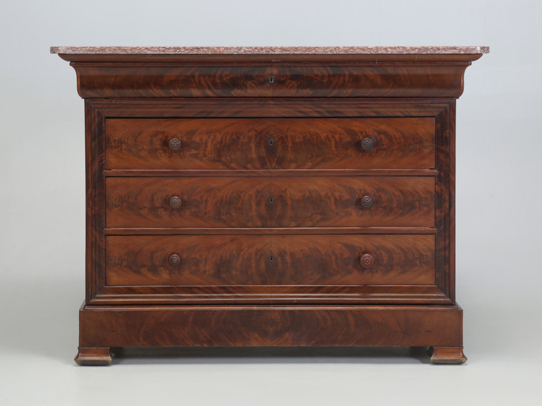 Antique French Louis Philippe Mahogany Commode