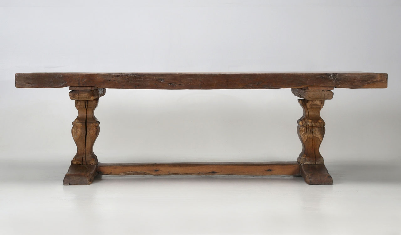 Antique French Trestle Table