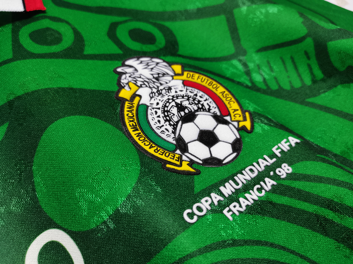 Mexico 1998 Men's Home Retro Shirt