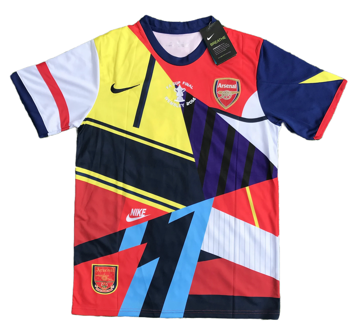 Arsenal 2014 Men's 20th Anniversary Retro Shirt FA Cup Edition