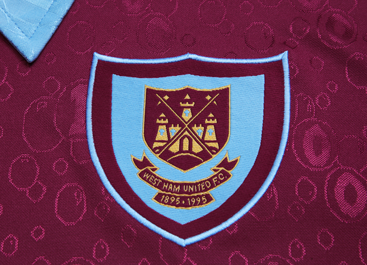 West Ham United 95/96 Men's Home Retro Long Sleeve Shirt