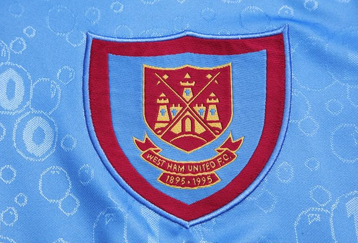 West Ham United 95/96 Men's Away Retro Long Sleeve Shirt