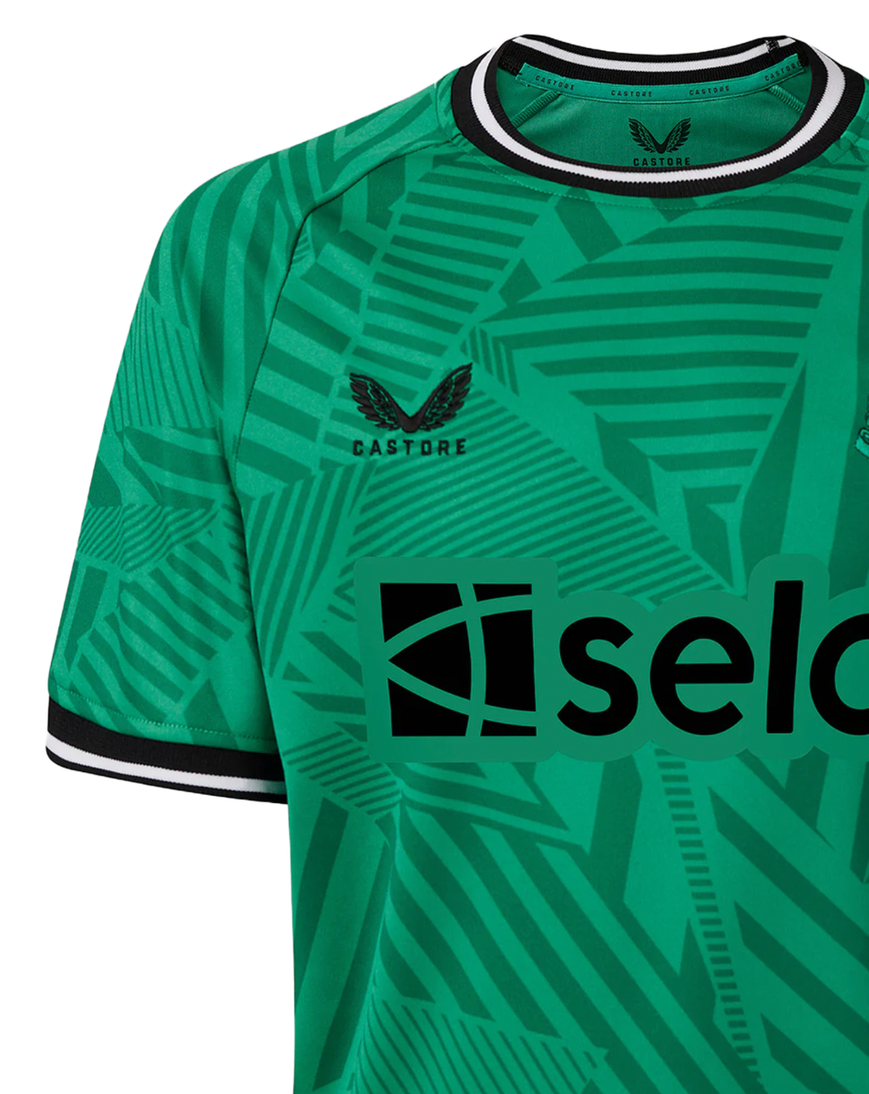 BRUNO G. #39 Newcastle United 23/24 Kid's Away Shirt and Shorts - PL Font