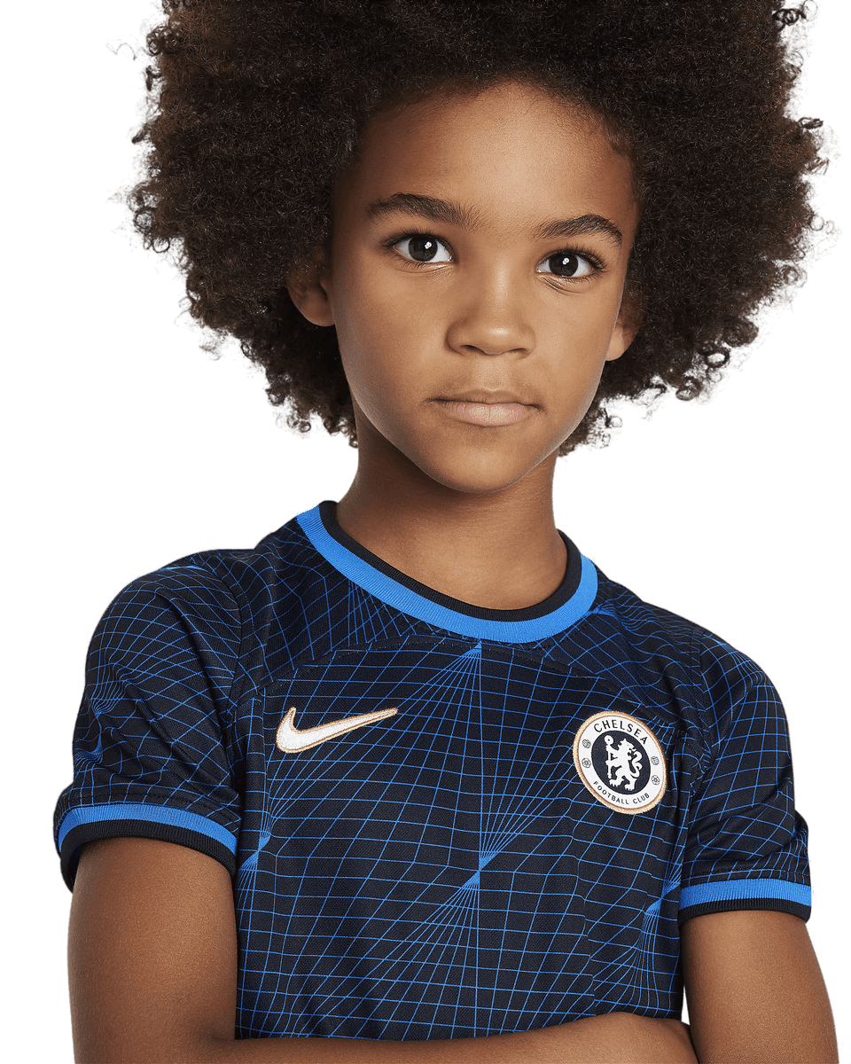 PALMER #20 Chelsea 23/24 Kid's Away Shirt and Shorts - PL Font
