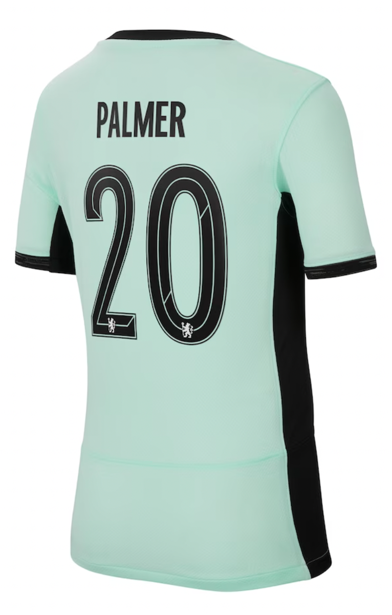 PALMER #20 Chelsea 23/24 Kid's Third Shirt and Shorts - Chelsea Font